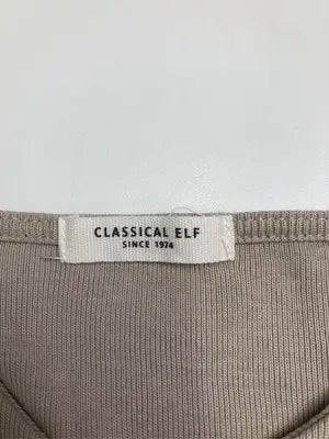 CLASSICAL ELF/クラシカルエルフ/Tシャツ/カットソー/トップス/ベージュ/LL