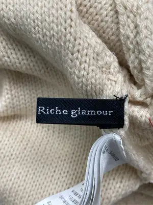 Riche glamour/リシェグラマー/ニット/セーター/トップス/ベージュ/M