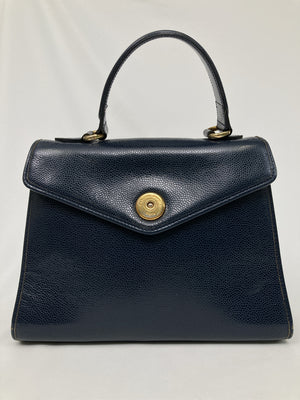 Castinne Renette/ハンドバッグ/バッグ/ネイビー