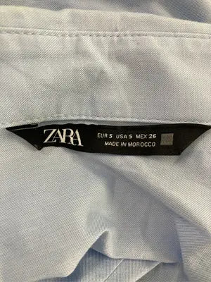 ZARA/ザラ/シャツ/ブラウス/トップス/スカイブルー/S