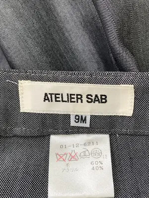 ATELIER SAB/アトリエサブ/スラックス/パンツ/グレー/9M