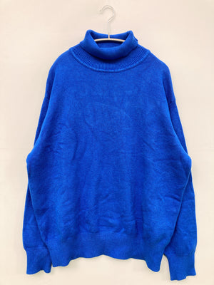 NEW WAVE STREET CULTURE/ニューウェーブストリートカルチャー/ニット/セーター/トップス/ブルー/L