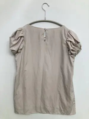 LUNACION/Tシャツ/カットソー/トップス/ベージュ/M  バスト79～87　身長154～162