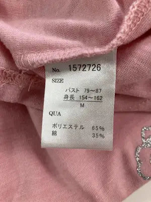 CELES CROSS/Tシャツ/カットソー/トップス/ピンク/M