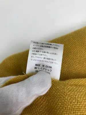 MAYSON GREY/メイソングレイ/ストール/ショール/ファッション雑貨/イエロー