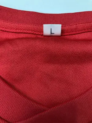 Tシャツ/カットソー/トップス/レッド/L