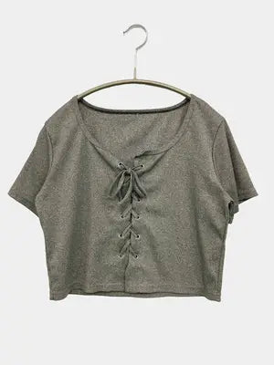 Tシャツ/カットソー/トップス/グレー/2