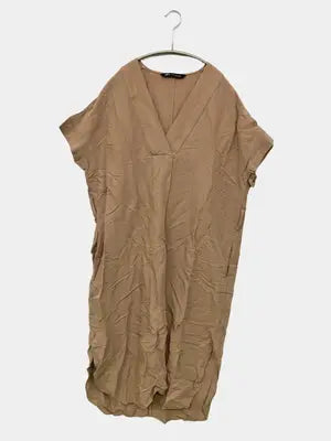 ZARA/ザラ/ワンピース/ワンピース/ドレス/ベージュ/USA M