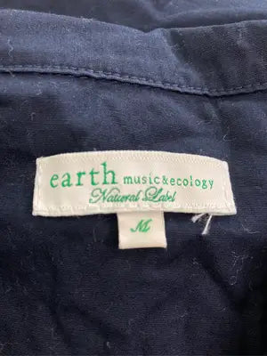 earth music&ecology/アースミュージックアンドエコロジー/シャツワンピース/ワンピース/ドレス/ネイビー/M