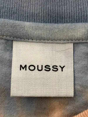 MOUSSY/マウジー/Tシャツ/カットソー/トップス/ブルー/F