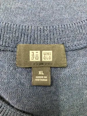 UNIQLO/ユニクロ/ニット/セーター/トップス/ネイビー/XL