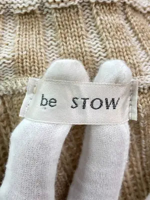 be STOW/ニット/セーター/トップス/ベージュ/M
