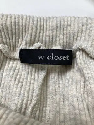 w closet/ダブルクローゼット/スウェットパンツ/パンツ/アイボリー/F