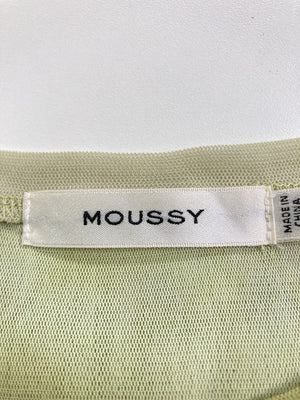MOUSSY/マウジー/Tシャツ/カットソー/トップス/ライトグリーン/F