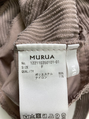 MURUA/ムルーア/サロペット/オーバーオール/オールインワン・サロペット/ブラウン/F