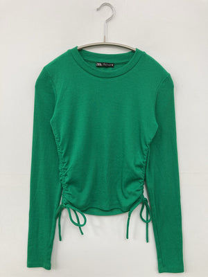 ZARA/ザラ/ニット/セーター/トップス/グリーン