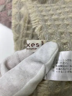 axes femme/アクシーズファム/マフラー/ファッション雑貨/アイボリー/30x175cm