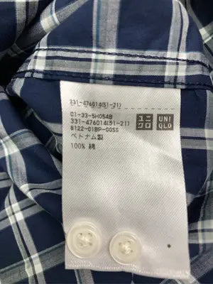 UNIQLO/ユニクロ/シャツ/ブラウス/トップス/ネイビー/M