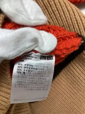 UNIQLO/ユニクロ/ニット/セーター/トップス/オレンジ/M