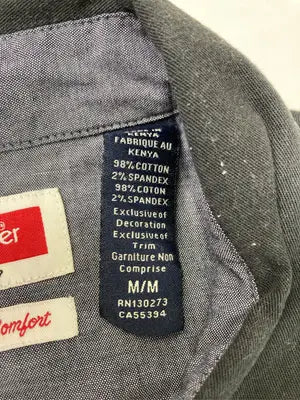 Wrangler/ラングラー/シャツ/ブラウス/トップス/ブラック/M