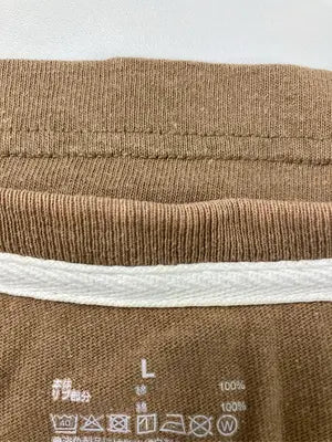 無印良品/ムジルシリョウヒン/Tシャツ/カットソー/トップス/ブラウン/L
