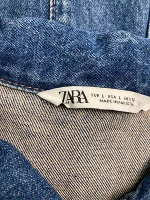 ZARA/ザラ/ワンピース/ワンピース/ドレス/ブルー/L