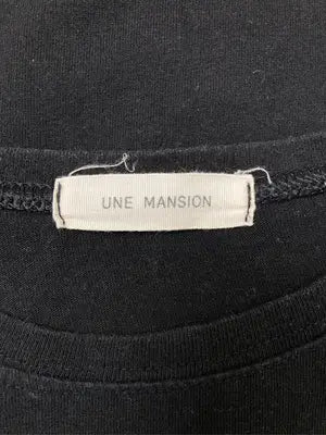 UNE MANSION/ウメマンション/Tシャツ/カットソー/トップス/ブラック/F
