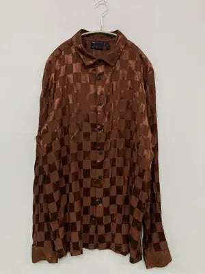 asos design/シャツ/ブラウス/トップス/ブラウン/XL