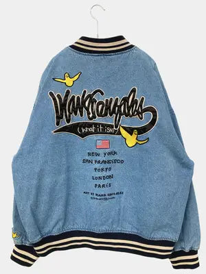 Mark Gonzales/マークゴンザレス/スタジャン/ジャケット/アウター/ブルー/L