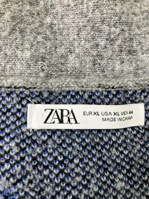 ZARA/ザラ/カーディガン/ボレロ/トップス/グレー/USA XL