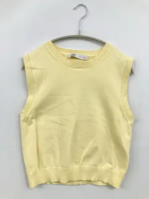 ZARA/ザラ/ベスト/トップス/イエロー/EUR S
