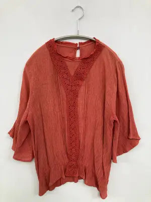 w closet/ダブルクローゼット/シャツ/ブラウス/トップス/レッド/M
