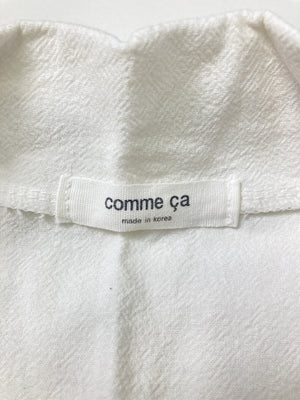 comme ca/コムサ/シャツ/ブラウス/トップス/ホワイト
