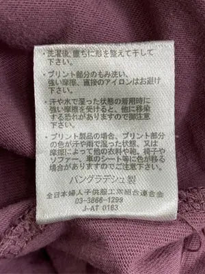 ECO LATCH/Tシャツ/カットソー/トップス/パープル/M