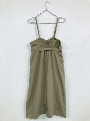 continuer de NICE CLAUP/コンティニューデナイスクラップ/ジャンパースカート/ワンピース/ドレス/カーキ/F