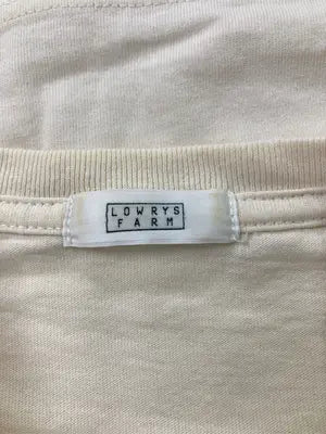 LOWRYS FARM/ローリーズファーム/Tシャツ/カットソー/トップス/アイボリー/F