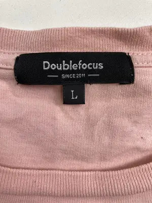 Doublefocus/ダブルフォーカス/Tシャツ/カットソー/トップス/ピンク/L