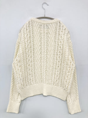 BEAUTY&YOUTH/ビューティーアンドユース/ニット/セーター/トップス/ホワイト