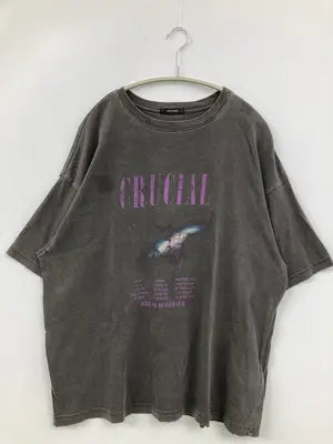 JEANASIS/ジーナシス/Tシャツ/カットソー/トップス/グレー/L