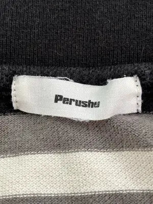 Perushu/ペルーシュ/ポロシャツ/トップス/ブラック/M