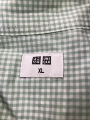 UNIQLO/ユニクロ/シャツ/ブラウス/トップス/ライトグリーン/XL