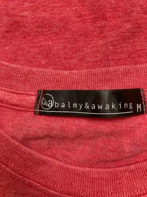 balmy & awaking/Tシャツ/カットソー/トップス/レッド/M