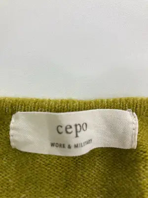 cepo/セポ/ニット/セーター/トップス/イエロー/M