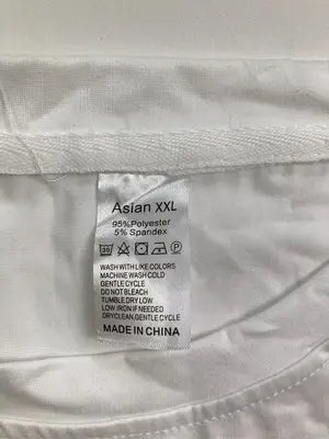 Tシャツ/カットソー/トップス/ホワイト/XXL