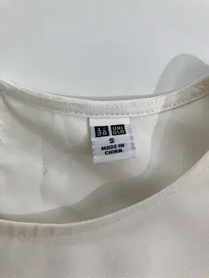 UNIQLO/ユニクロ/ノースリーブ/トップス/ホワイト/S