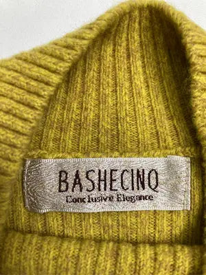 Bashecing/ニット/セーター/トップス/イエロー/M