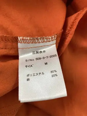 One Way/ワンウェイ/Tシャツ/カットソー/トップス/オレンジ/M