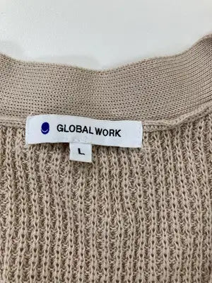 GLOBAL WORK/グローバルワーク/カーディガン/ボレロ/トップス/ベージュ/L