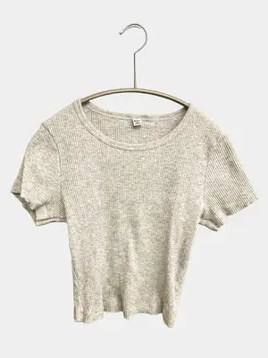 UNIQLO/ユニクロ/Tシャツ/カットソー/トップス/グレー/M