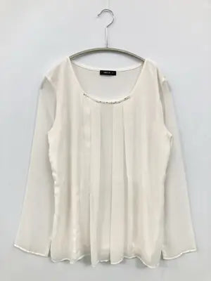 COMME CA ISM/コムサイズム/シャツ/ブラウス/トップス/ホワイト/M
